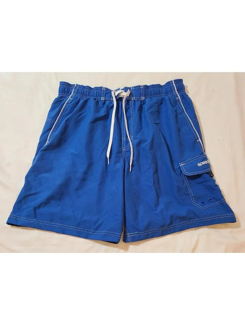 Speedo Swimmimg Shorts Mens Size Large Blue Surfing Trunks Beach Coastal Sports